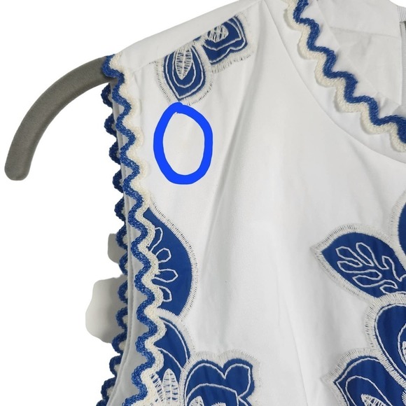 Alexis Farah High Neck Sleeveless Dress in Santorini Embroidery  Size‎ Small - Picture 6 of 13